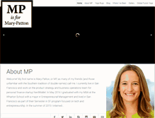 Tablet Screenshot of mpisformarypatton.com
